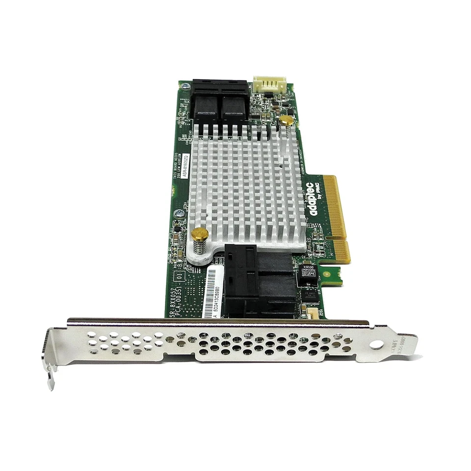 Controlador RAID PCIe x8 Adaptec ASR-81605ZQ 12 GB SAS 1 GB de caché TCA-00351-01-B Foto 4 de 4