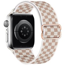 Stretchy Nylon Loop Bands Compatible with Apple Watch 38mm 40mm 41mm 42mm 44m...