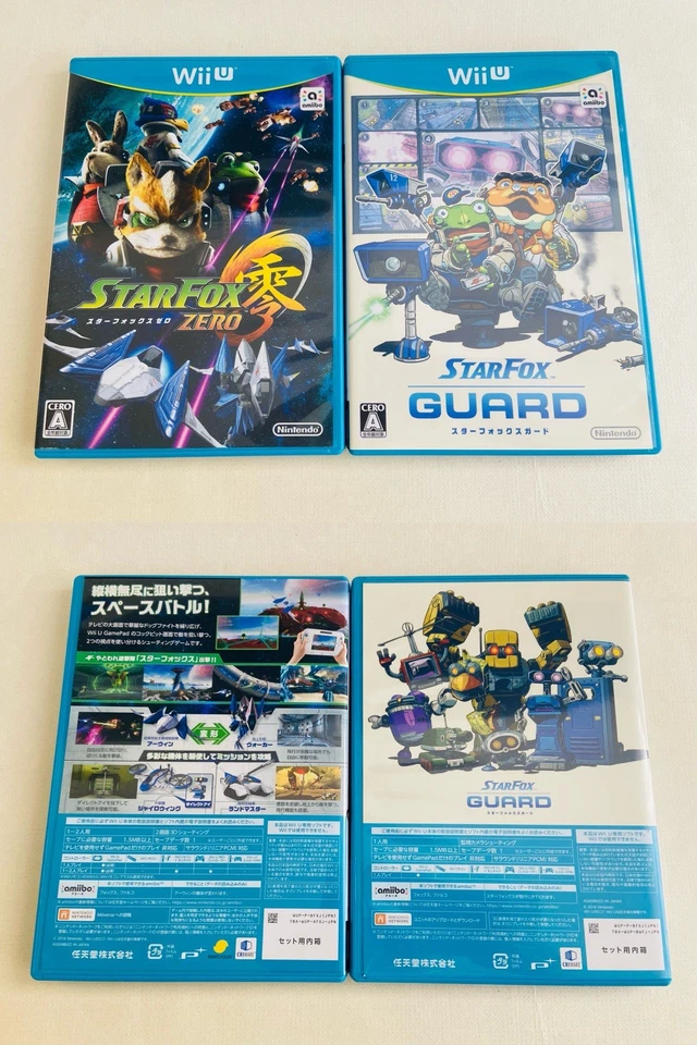 Nintendo Wii U Star Fox Zero Guard Double Pack Japanese Game Tested Used NTSC-J - Image 3 of 4