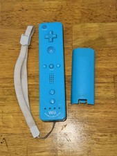 Official Genuine Nintendo Wii Wii U Motion Plus Controller Blue + Strap