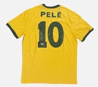 Brazil Pele Authentic Signed Soccer Custom Jersey Autographed PSA DNA ITP COA
