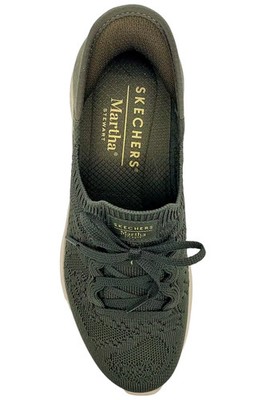 Martha Stewart x Skechers Slip Ins Ultra Flex Back On Track Olive 