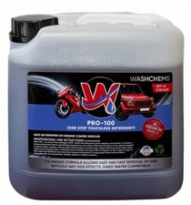Wash Chems Pro100 Car Wash - Concentrate Touchless Active Foam Cleaner - 4L