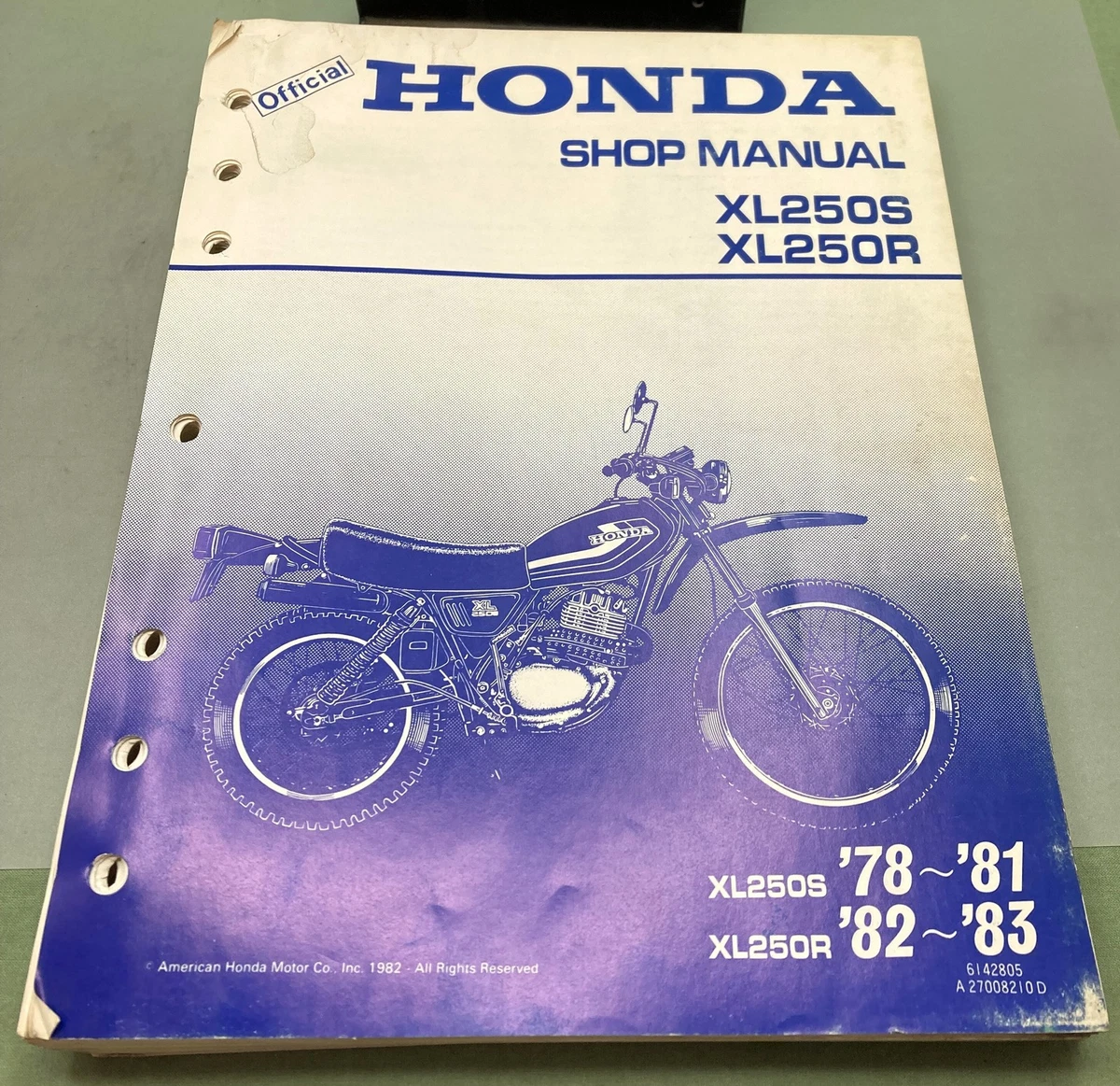 Preços baixos em Reparo de Motocicleta XL250R Manuais e FOLHETOS