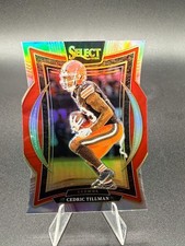 2024 Panini Select - Cedric Tillman - Silver Prizm Die-Cut