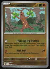 Sudowoodo 043/086 Uncommon Chaos Rising Pokemon Reverse Holo Near Mint
