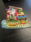 Christopher Radko North Pole Junction Santa & Train Ornament, 5" × 6", New w/Tag — photo 1