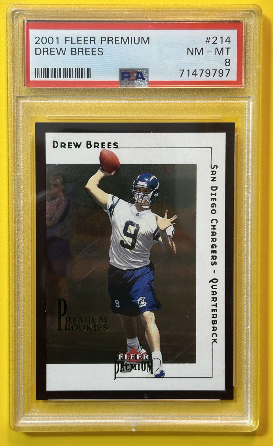 Drew Brees Fleer Premium #214 Base