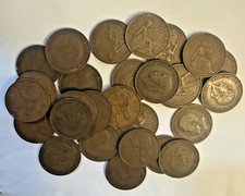 Job Lot of 20King George V & V1  Penny Coins 1910/1936 Good Circulated Condition