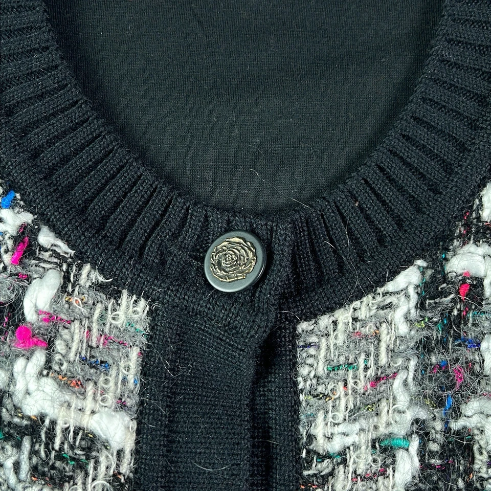 Chaqueta De Colección Emanuel Ungaro Multicolor Lana Mohair Mujer Grande Italia Foto 3 de 4