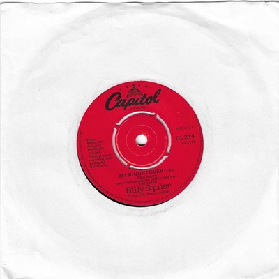 Billy Squier My Kinda Lover / The Stroke UK 45 7'' single +Picture Sleeve