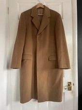 Vintage Crombie camel overcoat