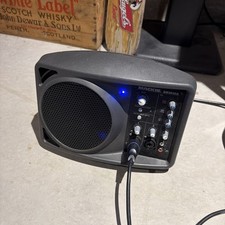 2 Mackie SRM150 Powered PA Speaker Wired XLR 150W RMS Mic Input Gain Control