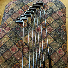Hippo Plus Iron Set 7 Clubs Right-Handed Steel Shafts Silver/Black