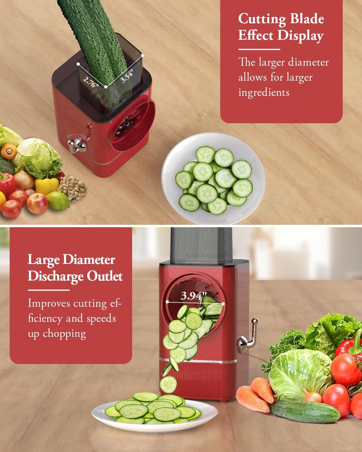 Electric Cheese Grater Salad Maker - Potato Carrot Cheese Grater