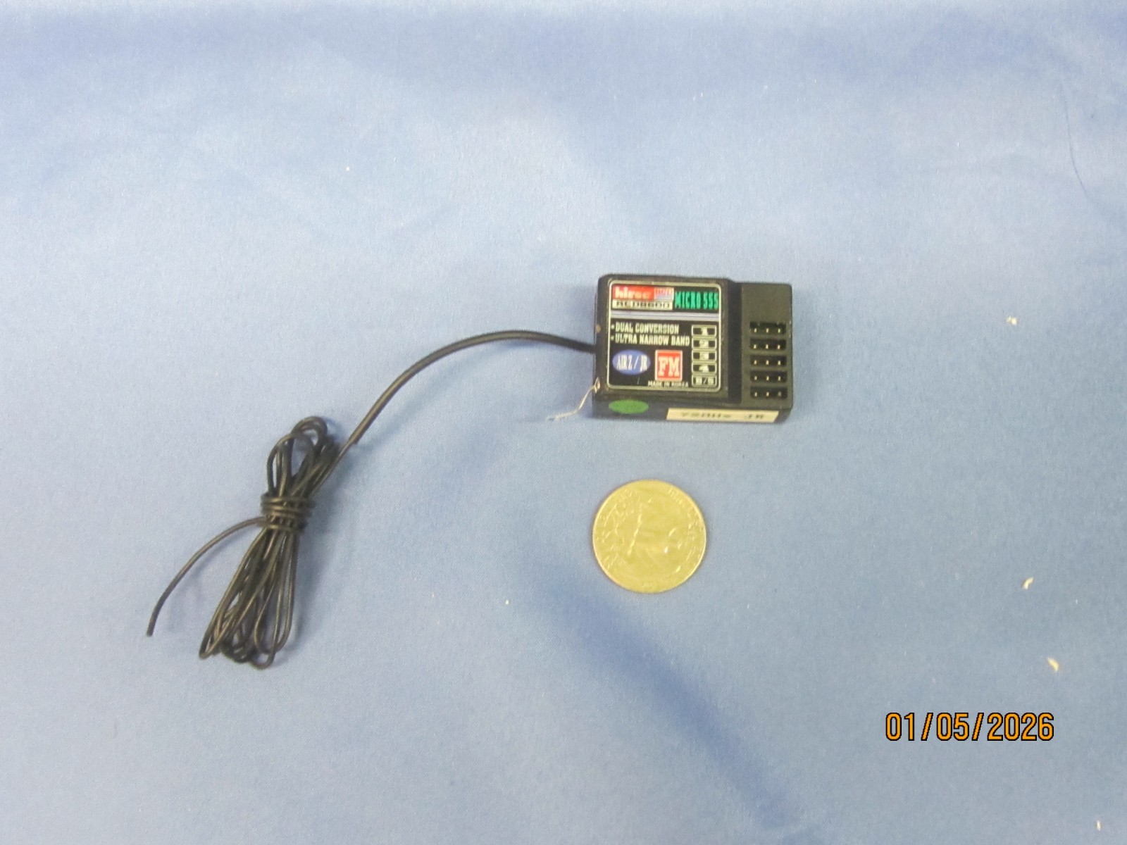 HITEC MICRO 555 FM 5 CHANNEL DUAL CONVERSION AIRTRONICS/JR R