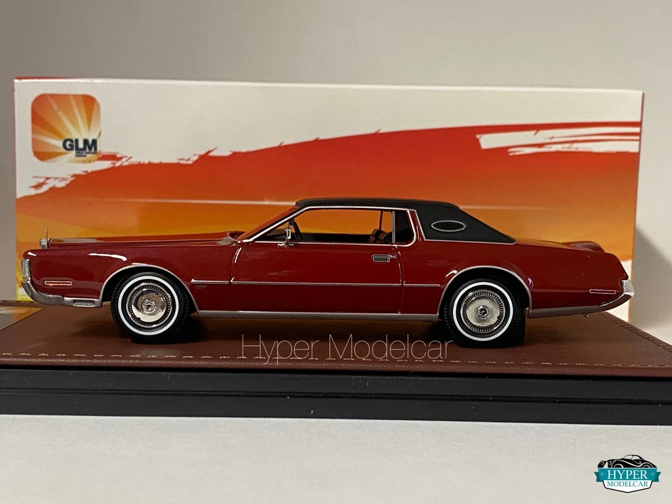 GLM 1/43 LINCOLN CONTINENTAL MKIV 1972 DARK RED ART.GLM102103 - Immagine 2 di 3