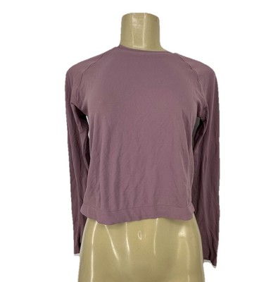 ATHLETA GIRL Large 12 ? Girls POWER UP SPORT LENGTH SEAMLESS TOP I20