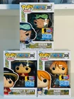 Funko Pop One Piece KUZAN, NAMI & MONKEY D. LUFFY Super ManilaCon Limited to 100