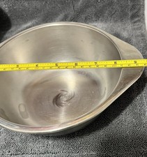Vintage Revere Ware Stainless Steel Double Boiler Inserts - 3 Piece Lot