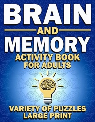 Brain and Memory Activity Book For Adults Variety Of Pu -  NEW Brrainy 2020-05-0