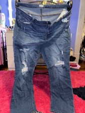 Rue21 Distressed Denim   Plus Size 22  EUC  Stretchy Everyday Slay