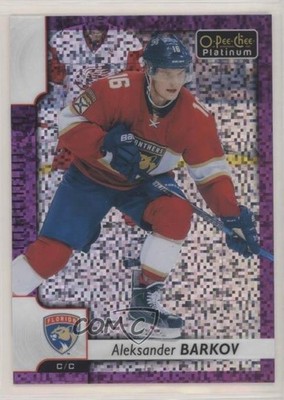 2017-18 O-Pee-Chee Platinum Violet Pixels Aleksander Barkov #51 2d8