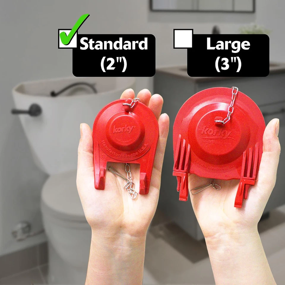 Standard 2-Inch Complete Toilet Repair Kit, Fixes: Running, Noisy, No/Slow Refil - Image 2 of 4