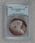 1994-P Proof American Silver Eagle PCGS PR68DCAM Toned (897)