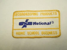 Recordkeeping Products National Home School Business Embroidered Sew On Patch