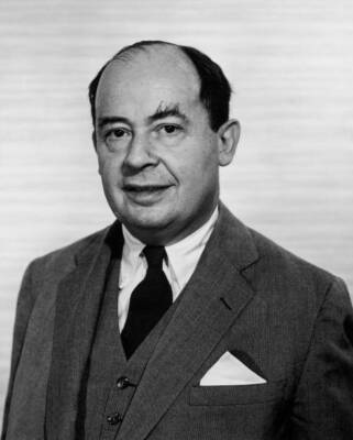 Mathematician Dr John Von Neumann famed for his Game Theory idea Old Photo