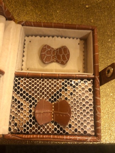 Jewellery Box (Brown) Snakeprint BNWOT - Picture 8 of 12