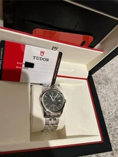 TUDOR Glamour 55000 Date black Dial Automatic Men's Watch 36mm