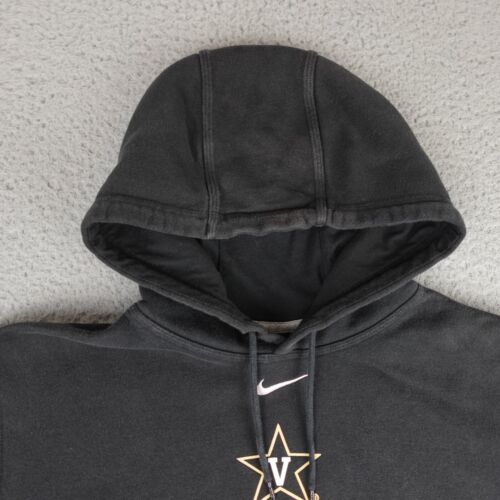 Vanderbilt Commodores Hoodie Mens 2XL Black Football Player Issued Nike Swoosh - Picture 5 of 13
