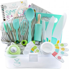 Tovla Jr. Kids Cooking and Baking Gift Set with Storage Case - Complete...