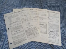 1969 CHEVROLET CHRYSLER CORVAIR FACTORY TUNE UP SPECIFICS SPEC MANUAL SHEETS SET