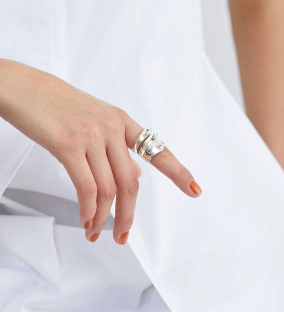 SOPHIE BUHAI DISC & DIMPLE Ring - GOLD | eBay UK