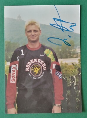 8145 Jörg-Uwe Lütt TSV GWD Minden handball postcard original signed