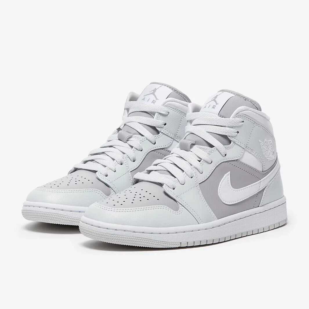 Air Jordan 1 Mid Women's Multi Size Photon Dust/White BQ6472