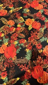 Thanksgiving Fall Pumpkin Harvest Set of 2 Table Runners 81” & 72
