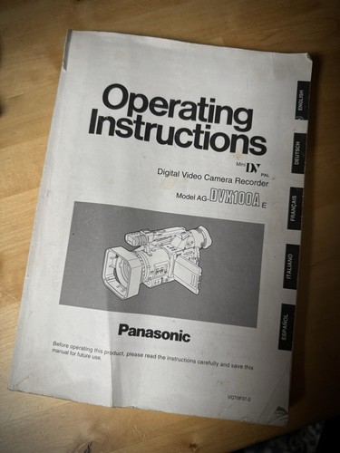 Panasonic DVX100AE 3CCD Camcorder Boxed Spares or Repair - Picture 9 of 10