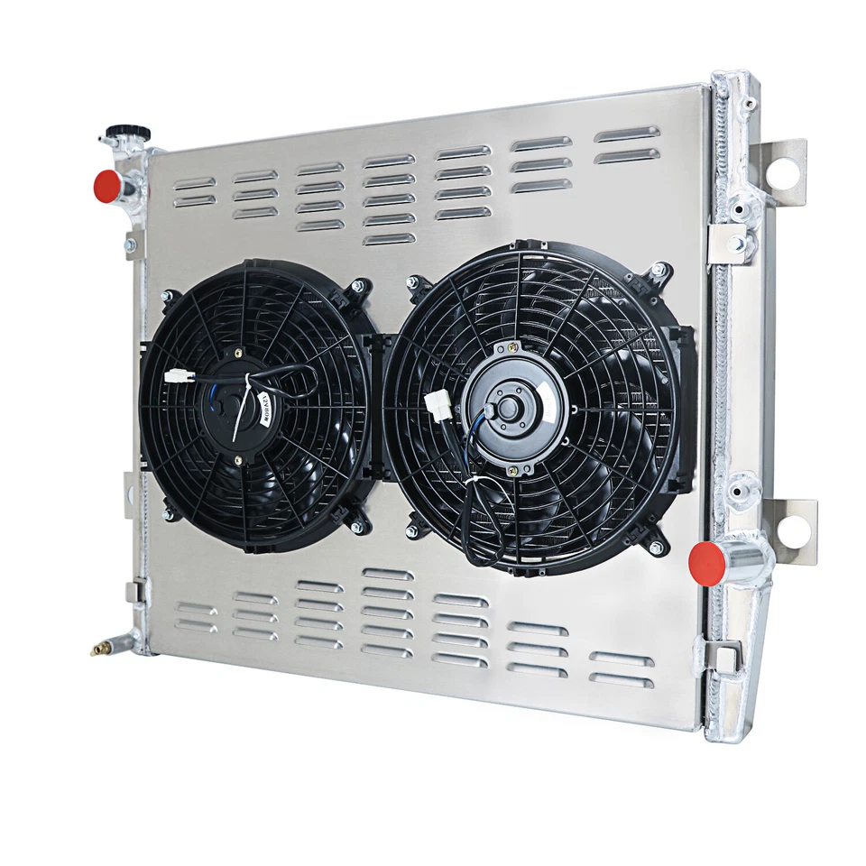 3Row Radiator Shroud Fan FOR 03-2009 05 Toyota 4Runner/Lexus GX470 4.7L V8 AT/MT Foto 3 de 4