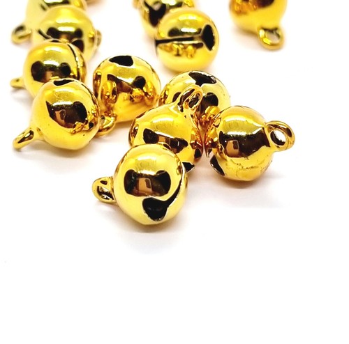 50 KLEINE VERSILBERTE JINGLE GELLS - 8 mm oder 10 mm - Bild 14 von 22