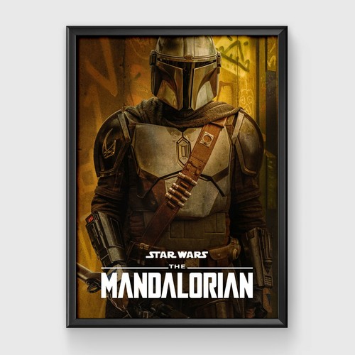 The Mandalorian Poster TV Series Star Wars Art Print A2 A3 - Picture 4 of 5