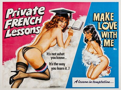 Private French Lessons 16'' x 12'' Photo Repro Film Poster