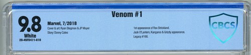 Venom #1 | CBCS 9,8 pagine bianche | Nuova serie Donny Cates storia Ryan Stegman arte - Foto 2 di 6