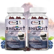 Alliwise Shilajit Gummies for Men & Women, Shilajit Pure Himalayan Original