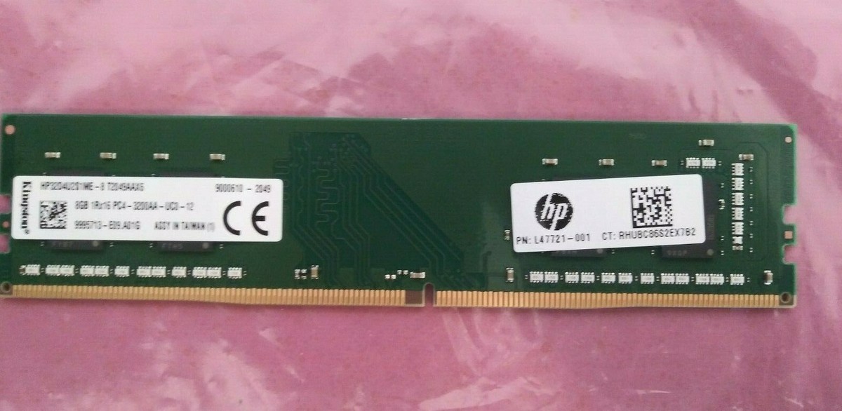 HP32D4U2S1ME-8 | Kingston 8GB PC4-25600 (DDR4-3200) 1Rx16 HP32D4U2S1ME-8 | Kingston 8GB PC4-25600 (DDR4-3200) 1Rx16