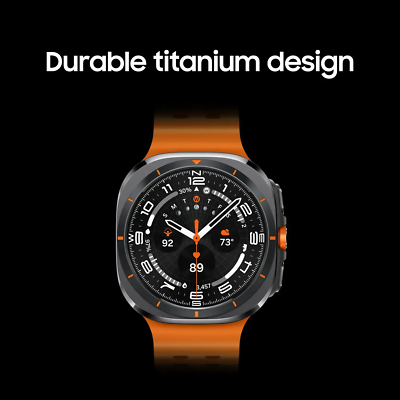 New Samsung Galaxy Watch Ultra Titanium Gray Smartwatch 47mm LTE