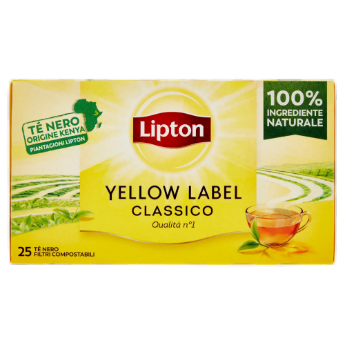 Lipton Tè Yellow Label Classico 25 Filtri